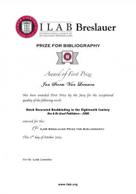 Breslauer Certificate Van Leeuwen